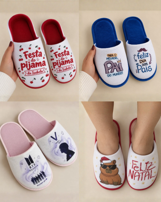 Pantufas personalizadas
